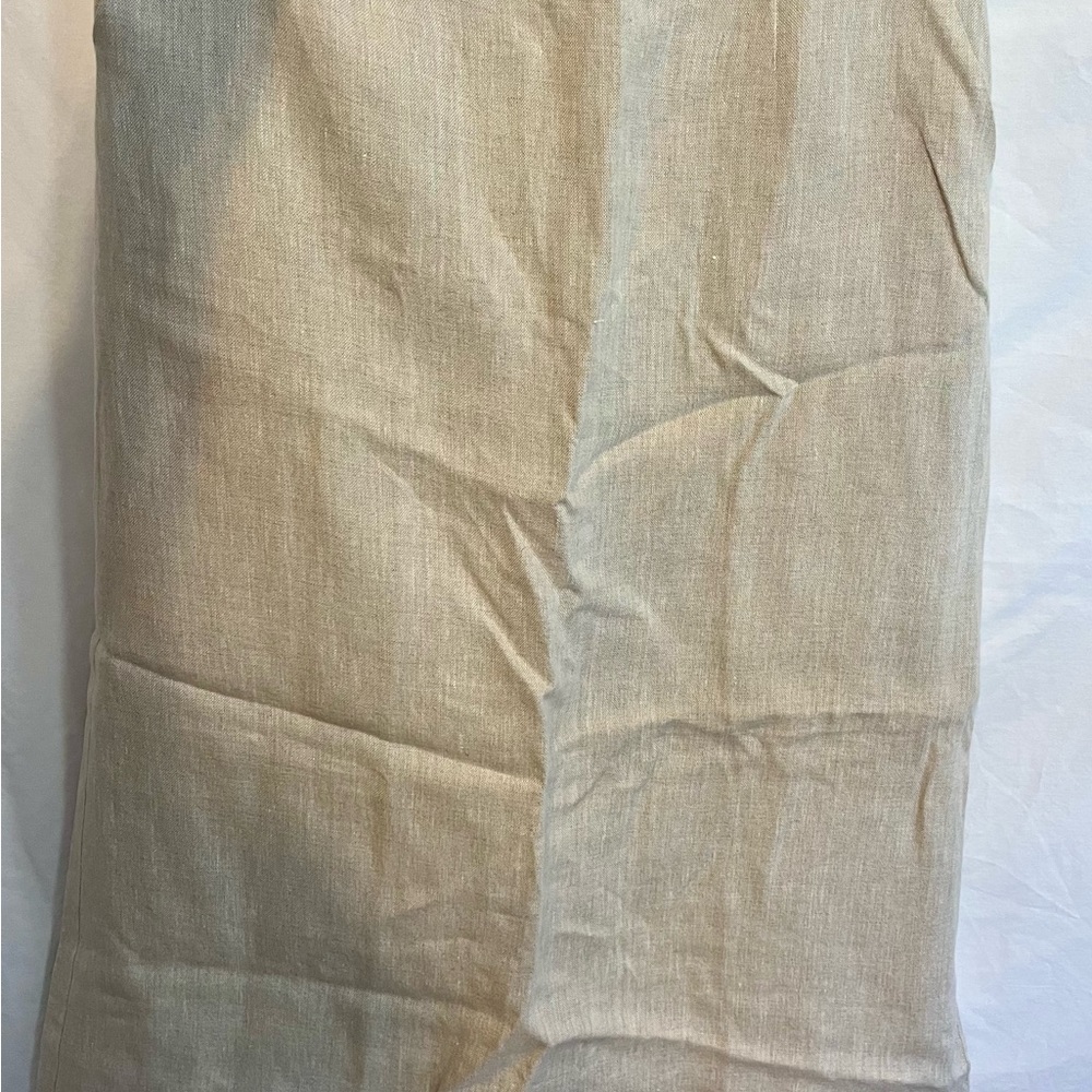 Talbots 100%Linen long pencil skirt